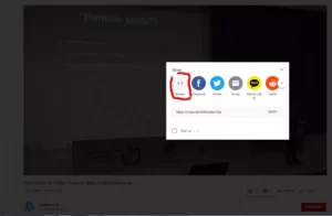 Butonul Încorporează din YouTube